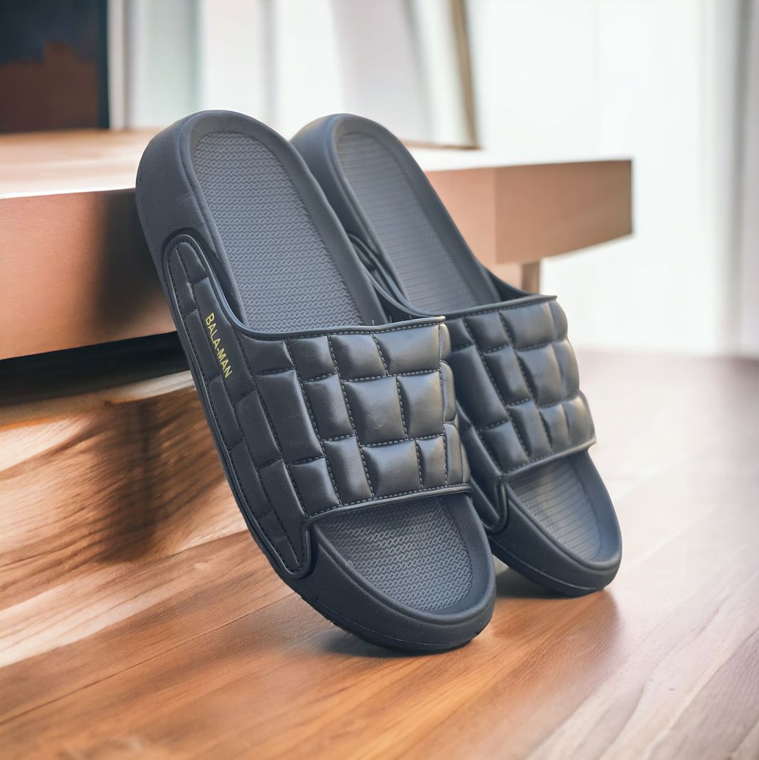 Balmain Luxury Men's Slippers - Comfortable, Stylish, and Durable Designer Footwear