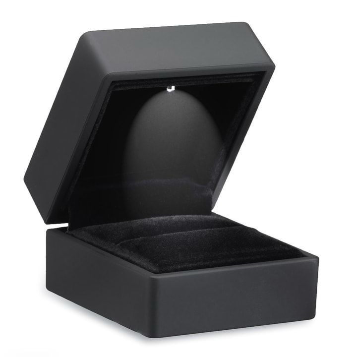 💎 Premium LED Light Ring Box – A Touch of Elegance & Luxury