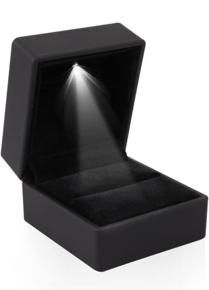 💎 Premium LED Light Ring Box – A Touch of Elegance & Luxury