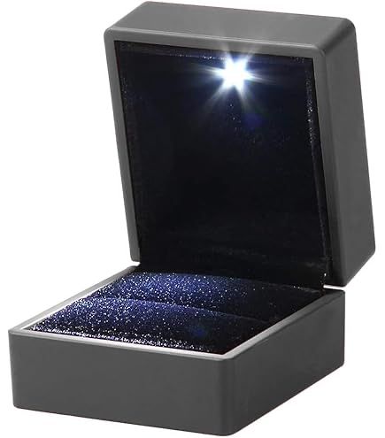 💎 Premium LED Light Ring Box – A Touch of Elegance & Luxury